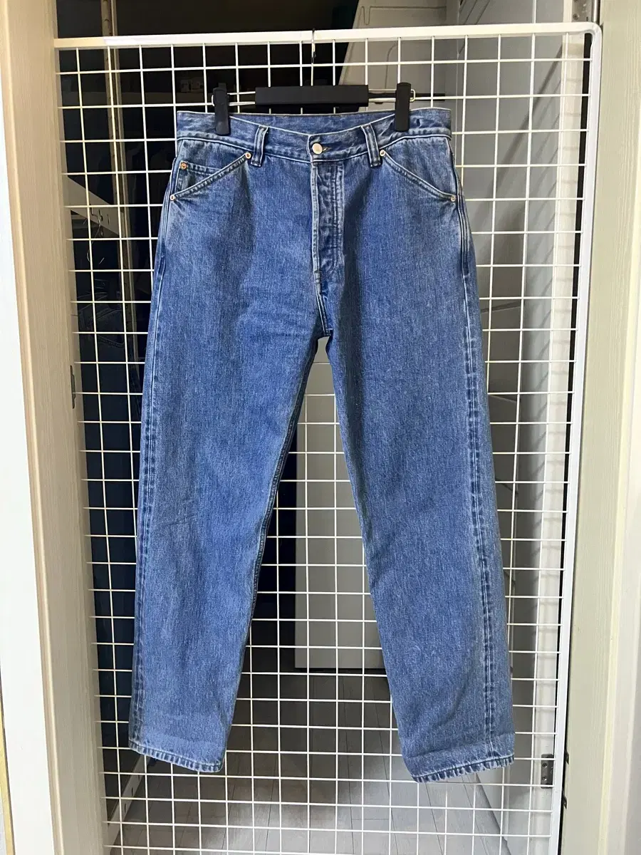 드레익스 Bleach Wash Selvedge 파이브포켓 진